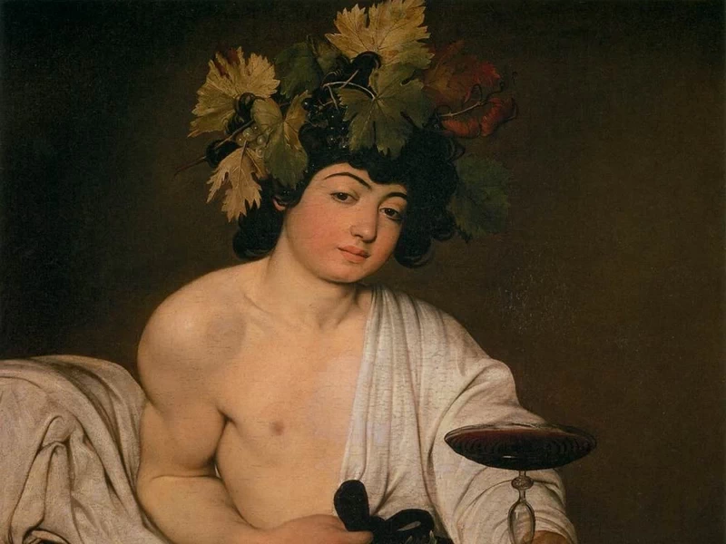 1571-Caravaggio, Michelangelo Merisi - Bacco - Galleria degli Uffizi, Firenze